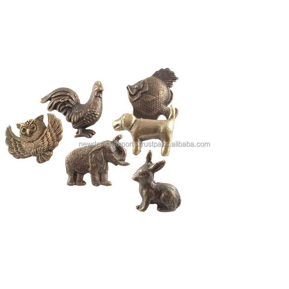 Metal Handcrafted Antique Drawer Animal Fauna Knobs Dresser Handles Vintage Cabinet Pulls