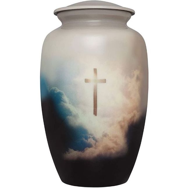 High Efficiency Metal Cremation Funeral Urns Metal Memorial Ashes Urn for Tabletop Decoration Available at Bulk Price