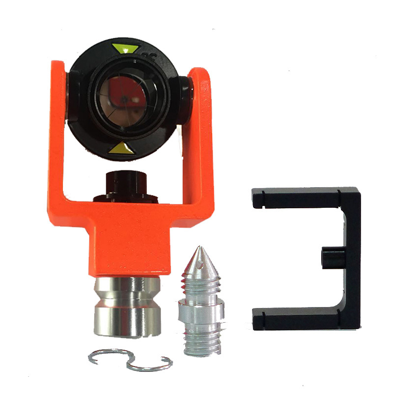 Survey Mini Prism For Leica Total Station With Poles High Quality