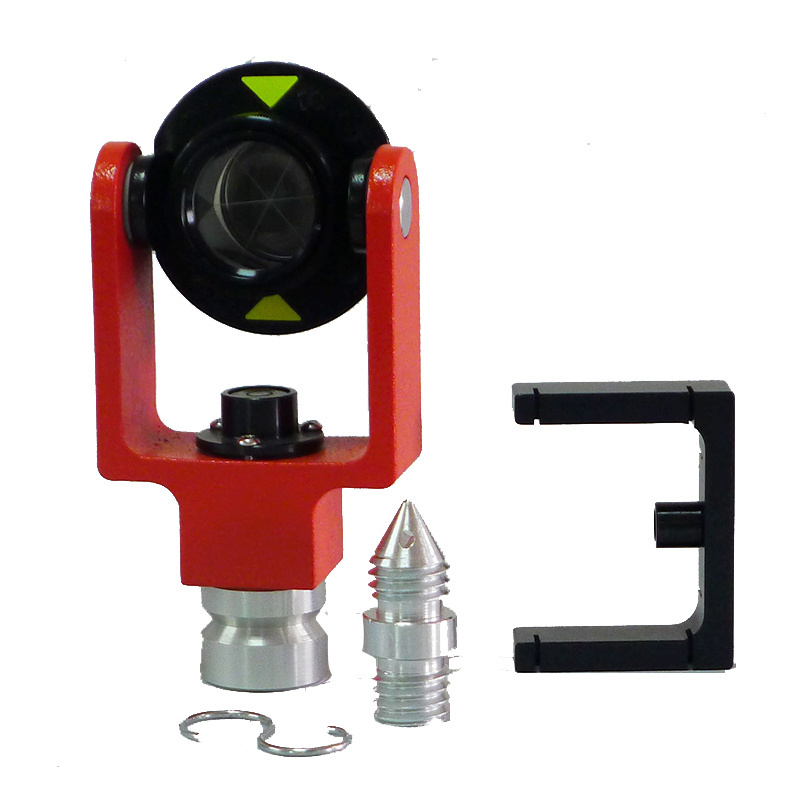 Total Station Mini Prism Target Of Leica Optical Survey Prism With Poles For Sale