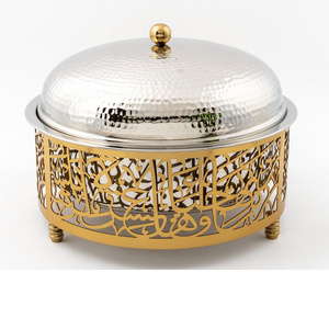 Luxury Restaurant Dinner Table Decor Serving Hot Pot Arabic Design Insulated Casserole Serving Hot Pot At Wholesale Price