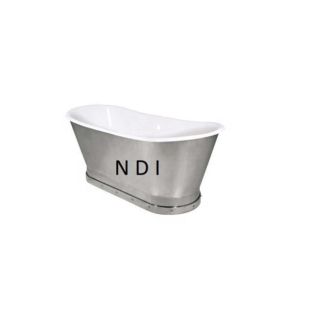 Vintage Style Cost Effective High Quality Cast Iron Bathtub Free Standing Bathing Tub For Handmade Decorative Bath Tub