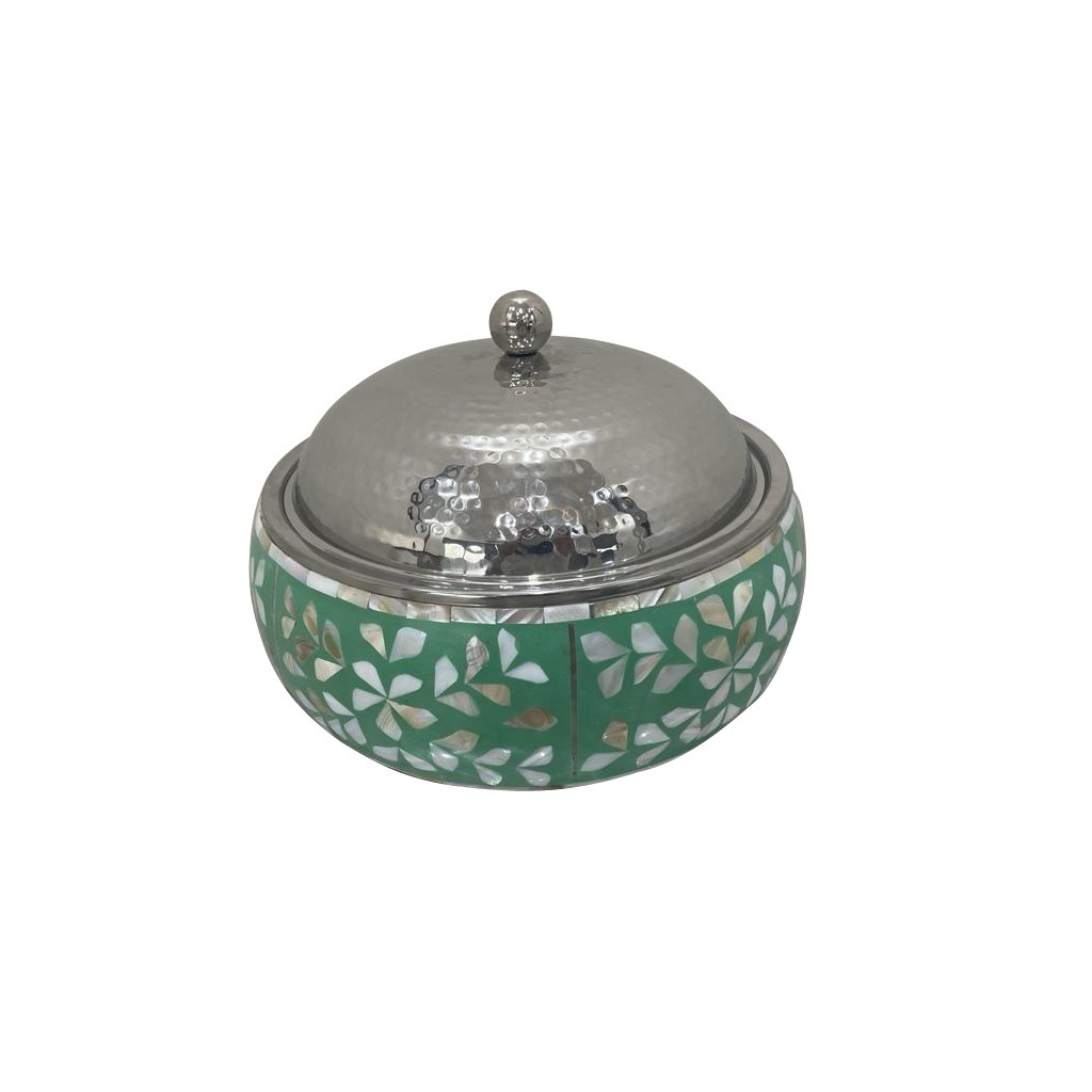 Luxury Restaurant Dinner Table Decor Serving Hot Pot Arabic Design Insulated Casserole Serving Hot Pot At Wholesale Price