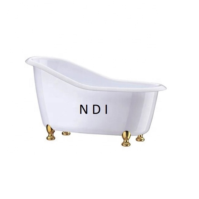 Top Trend Soaking Bathtub Copper Metal Bathtub Outside Antique Finished Free Standing Straight Bathing Tub Supplier From India