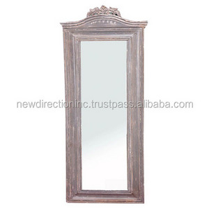 Designer Mirror Frame Aluminium Metal Large Mirror Frame Wall Mounted Decor Rectangle Antique Finishing Decorative Mirror Frame