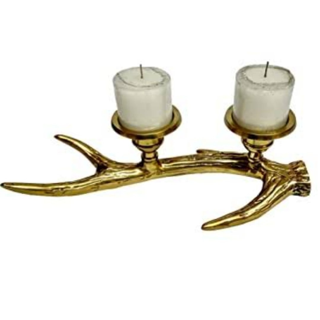 Round Shape Candle New Design Gold Plated Finishing Pillar Holder Set of 3 Pieces Table Top Centerpieces Candle Holders