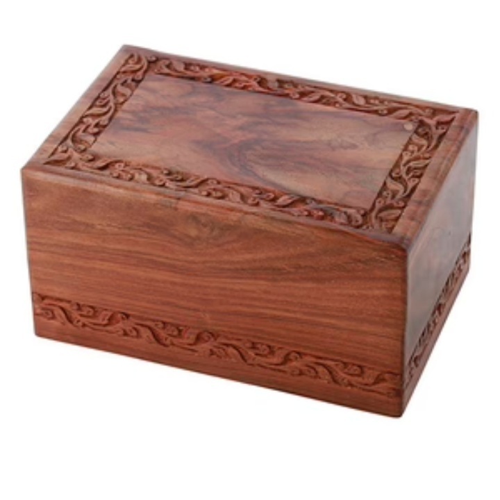 Hot Selling Human Body Ashes Wooden Cremation Urns Keepsake Memorial Adult Cremation Urns Funeral Cremation Urns