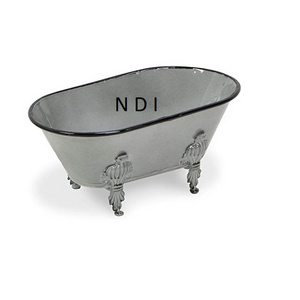 Top Trend Soaking Bathtub Copper Metal Bathtub Outside Antique Finished Free Standing Straight Bathing Tub Supplier From India