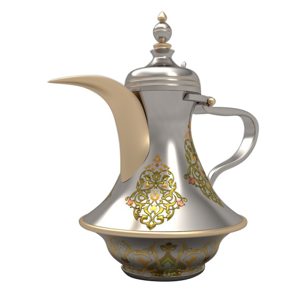 Party Ware Usage Items Arabic Tea Pot Kettle Dallah Pot Shiny Polished Finishing Stainless Steel Tea Pot Dallah