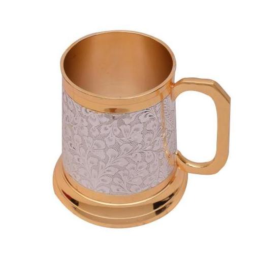 Coffee Cup Mug Hand Made Decorative Canteen Usage Mug For Best Quality Moscow Mule Drinking Water Mug Supplier From India