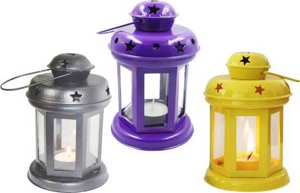 Home Or Event Party Decoration Accessories Candle Lantern Best Quality Ivory Powder Coated Decorative Candle Lantern