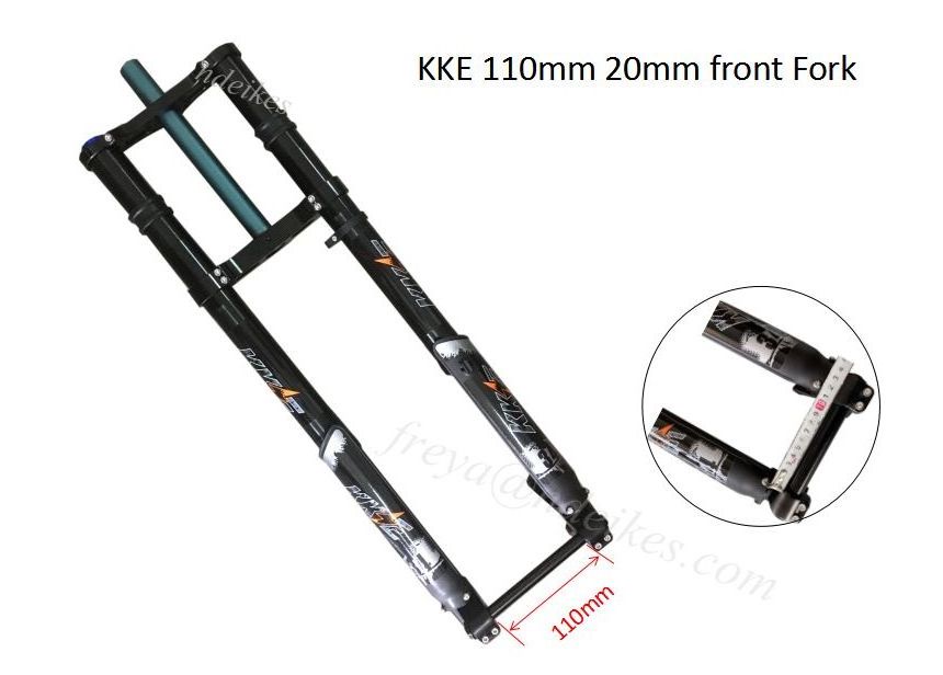 KKE Fat Tire 150mm front fork electric bike kit , for snow bike