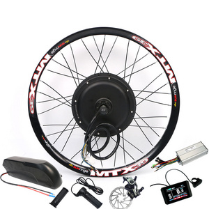 Electric bicycle kit 2000w with battery ebike hub motor conversion kit fat tire 16-28 inch wheel