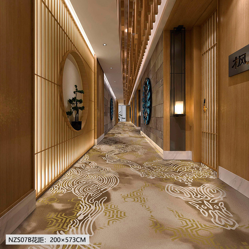 Banquet Hall Carpet 5 Star Hotel Carpet Lobby Wall to Wall Hotel Room Carpet