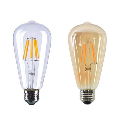 Edison st64 led filament bulb