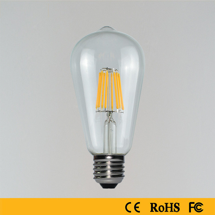 Edison st64 led filament bulb