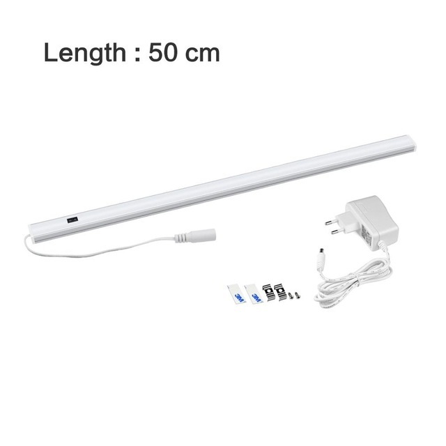 Hand Sweep Switch LED Under Cabinet Kitchen Light Bedroom Wardrobe Closet Night Lights 30/40/50cm LED Bar Light Indoor Home Lamp