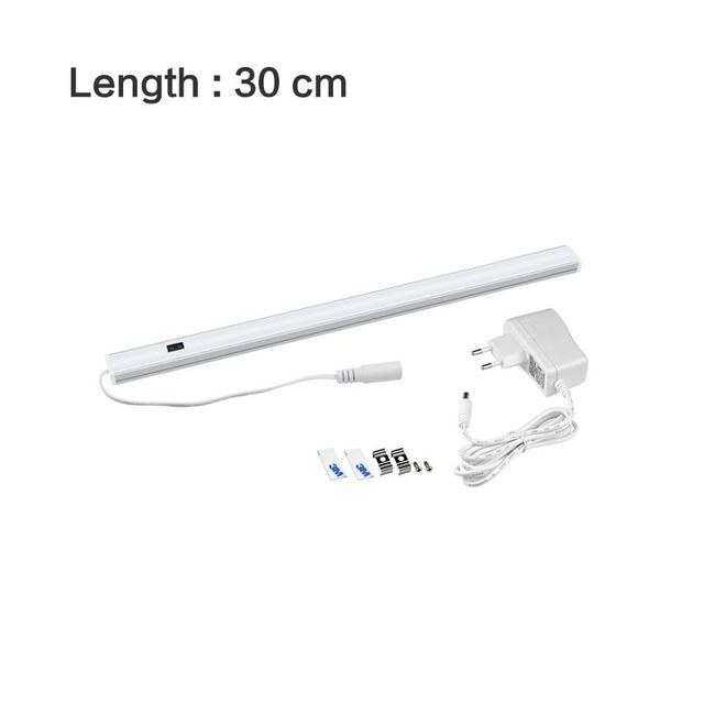 Hand Sweep Switch LED Under Cabinet Kitchen Light Bedroom Wardrobe Closet Night Lights 30/40/50cm LED Bar Light Indoor Home Lamp