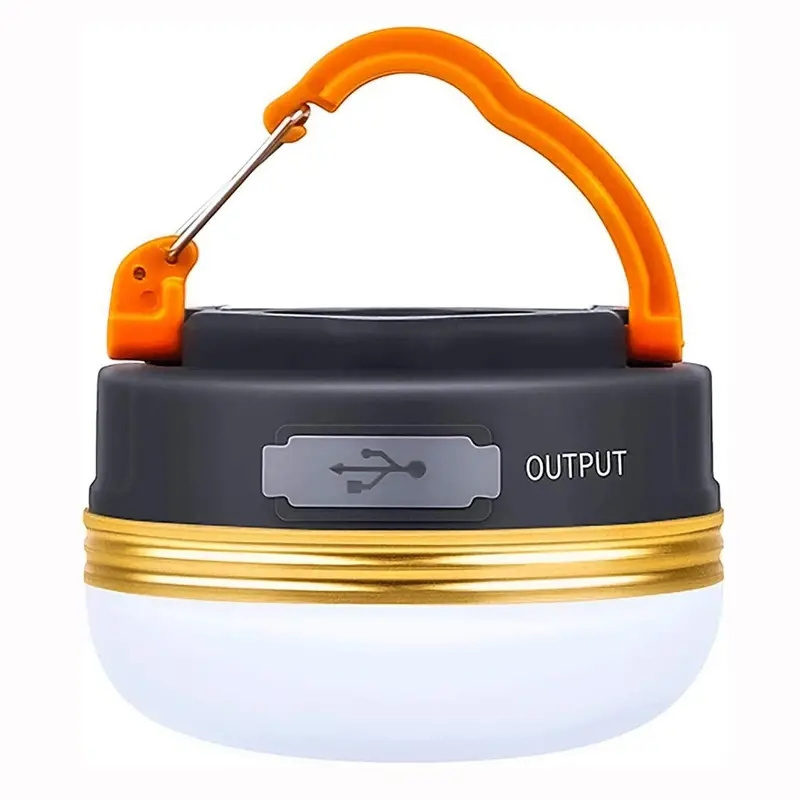 Rechargeable LED Camping Lantern with Magnet Base Portable Tent Light with 4 Light Modes Electric Lantern Flashlight For Camping