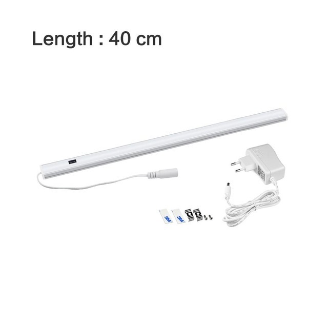 Hand Sweep Switch LED Under Cabinet Kitchen Light Bedroom Wardrobe Closet Night Lights 30/40/50cm LED Bar Light Indoor Home Lamp