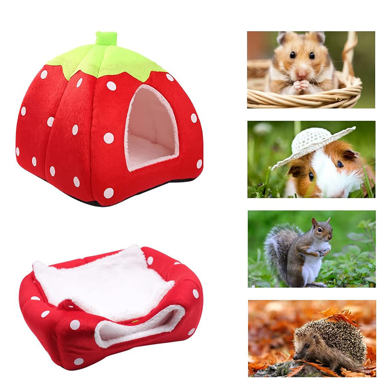 High Quality Stuffed Cage Competitive Price Plush Animal Hideout House Hamster Accessories Carrier