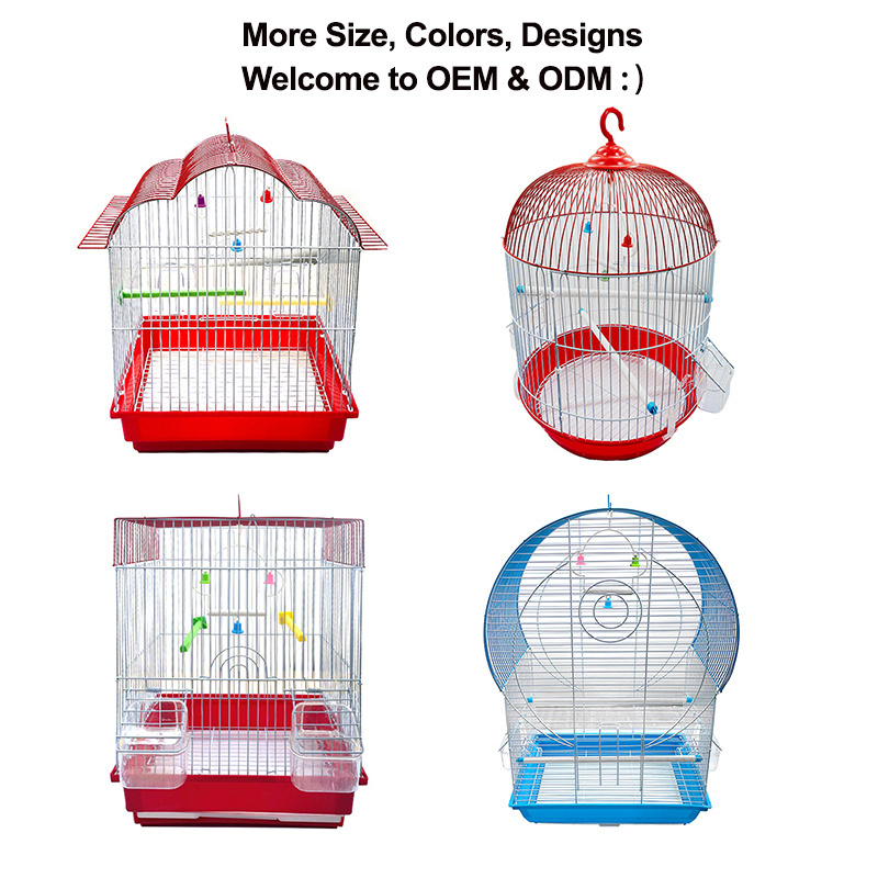 Wholesale Large Play Parrot Finch Cage Pigeon Aviary Bird Breeding Cage with Swings and Ladder