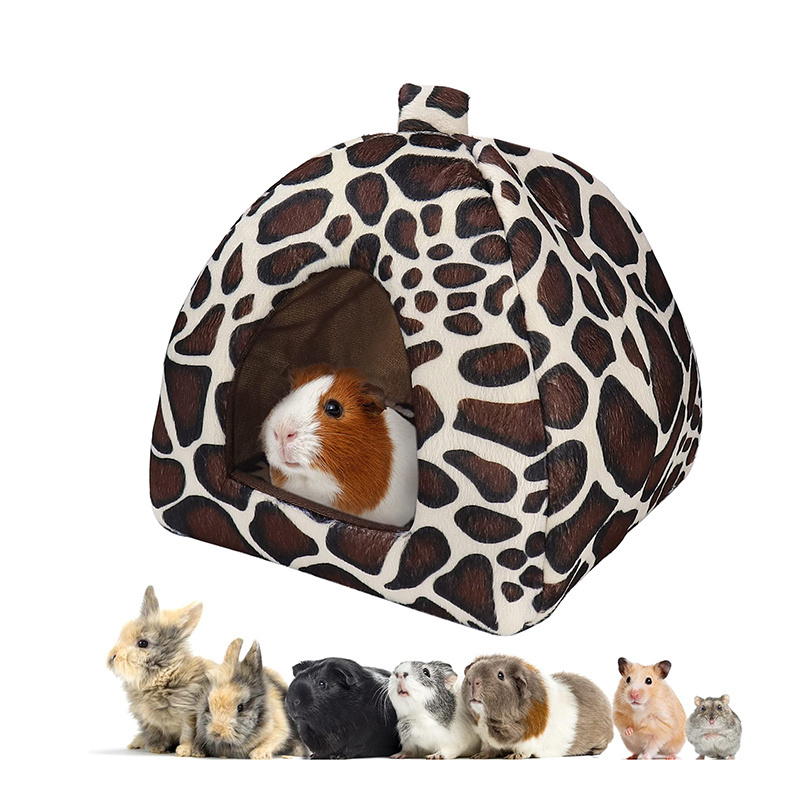 High Quality Stuffed Cage Competitive Price Plush Animal Hideout House Hamster Accessories Carrier