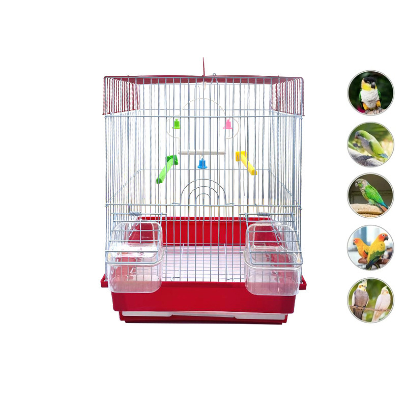 Wholesale Large Play Parrot Finch Cage Pigeon Aviary Bird Breeding Cage with Swings and Ladder