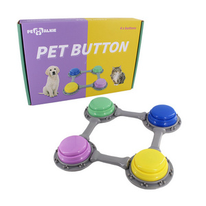 Latest Design Nice Recordable Dog Answer Buzzers Talking Button For Communication