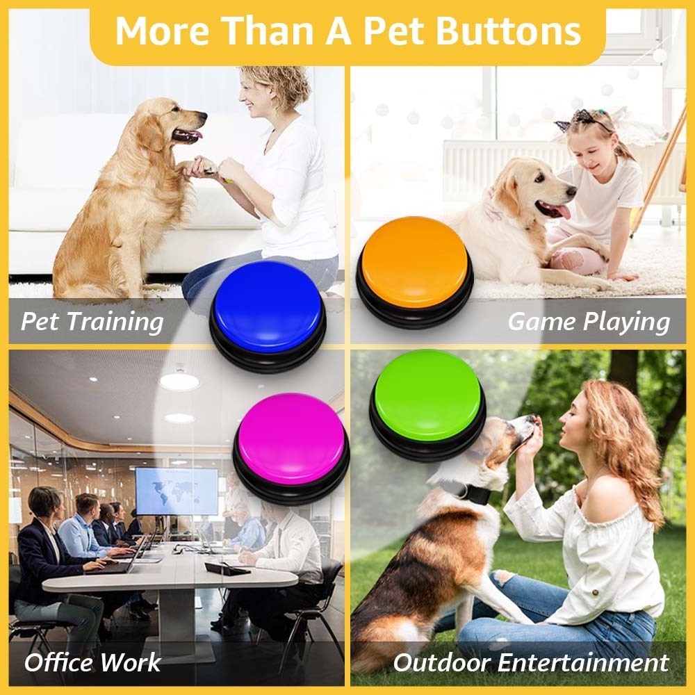 Factory Price Recordable Traditional Dog Sound Training  Button for Dogs communication