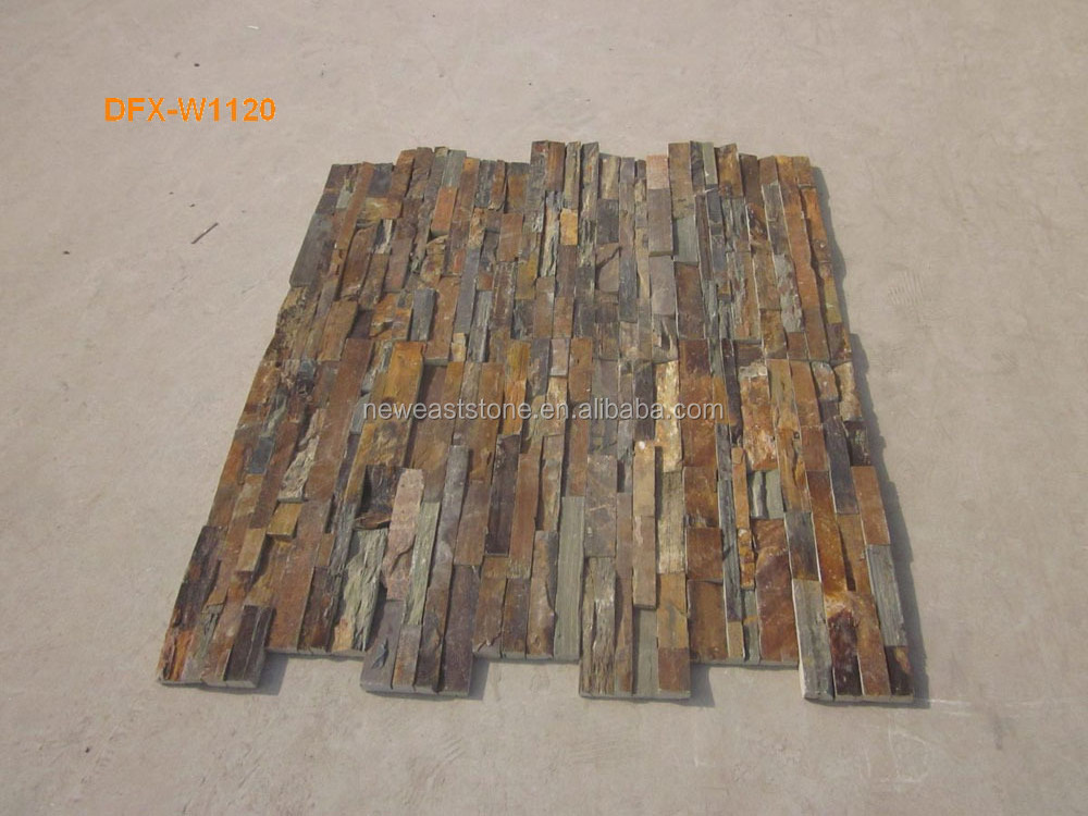 Exterior natural decorative outdoor rough garden  Rusty Ledge Stone Wall Tile