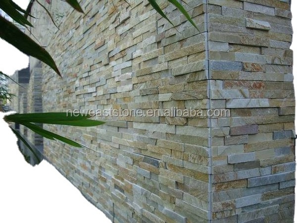 natural thin quartz stone wall veneer sheets siding tiles