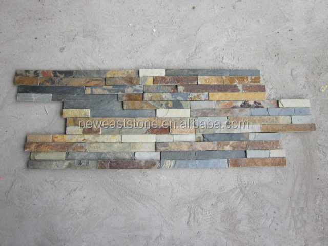 External Crude Tiles Stacked Exterior Culture Stone Wall Panel