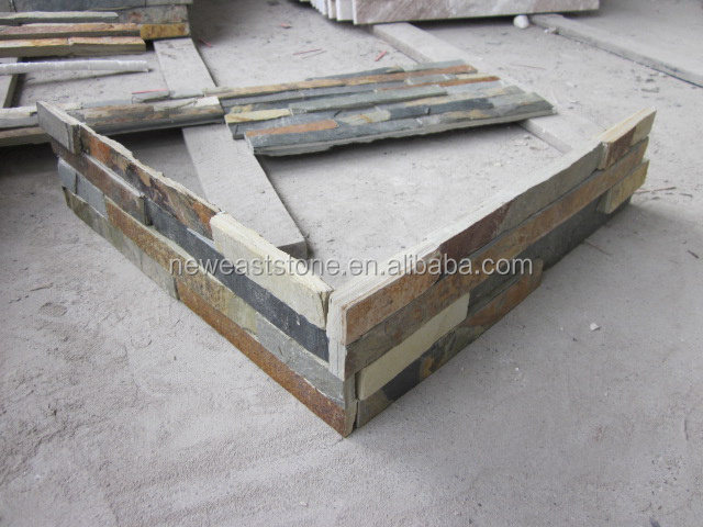 External Crude Tiles Stacked Exterior Culture Stone Wall Panel