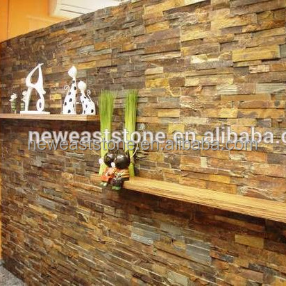 Exterior natural decorative outdoor rough garden  Rusty Ledge Stone Wall Tile