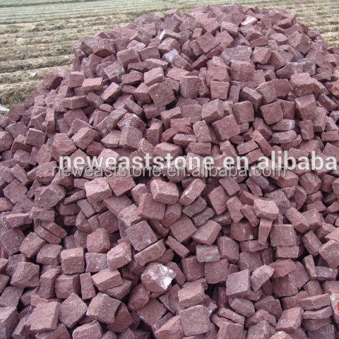 cheap patio red pyrophyllite stones paver block prices