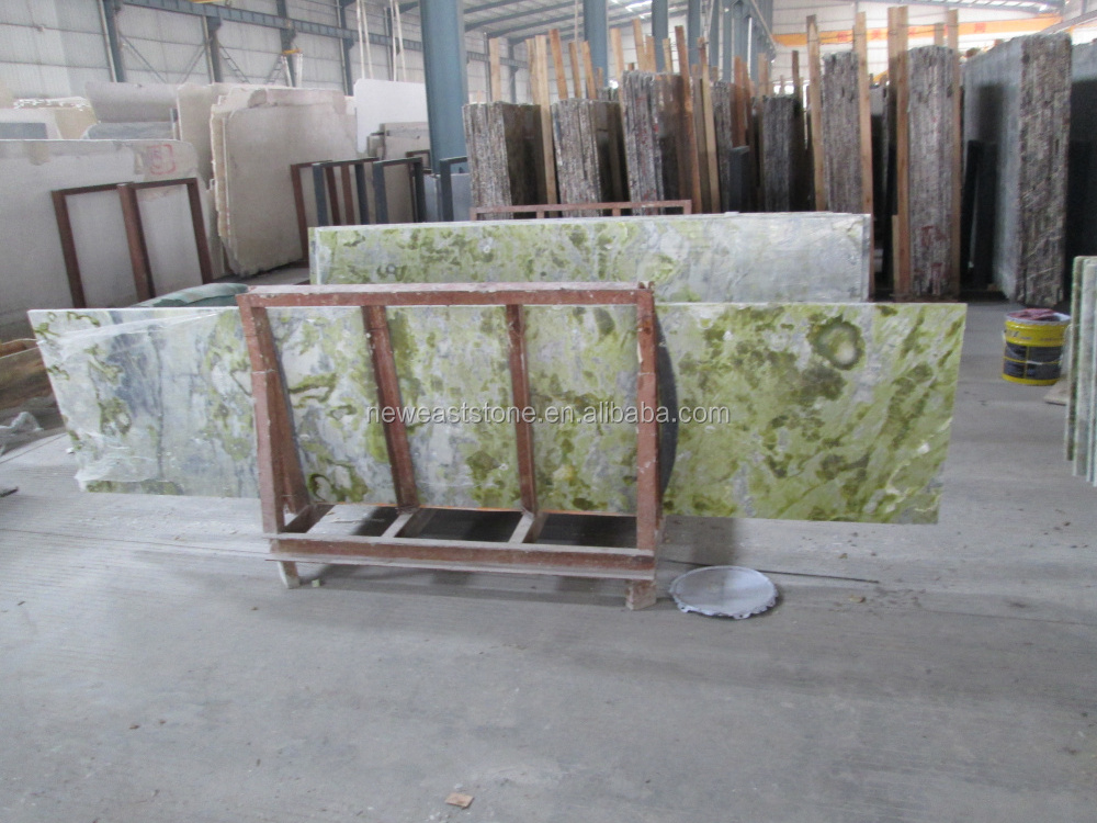 Chinese green onyx marble slab price