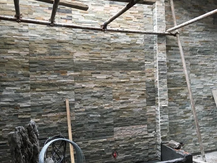 natural thin quartz stone wall veneer sheets siding tiles