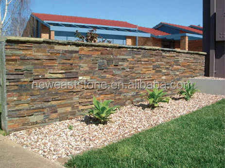 Exterior natural decorative outdoor rough garden  Rusty Ledge Stone Wall Tile