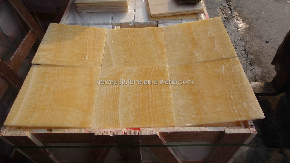 Chinese yellow onyx stone slab, honey onyx marble