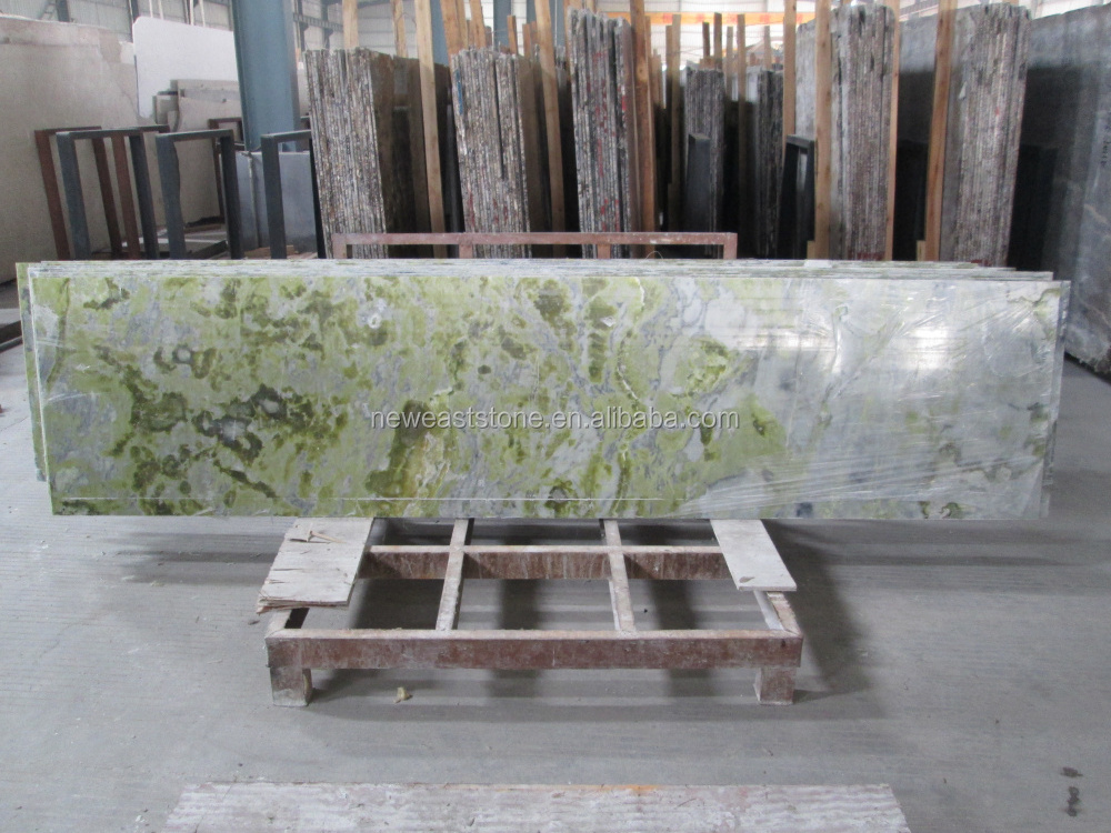 Chinese green onyx marble slab price