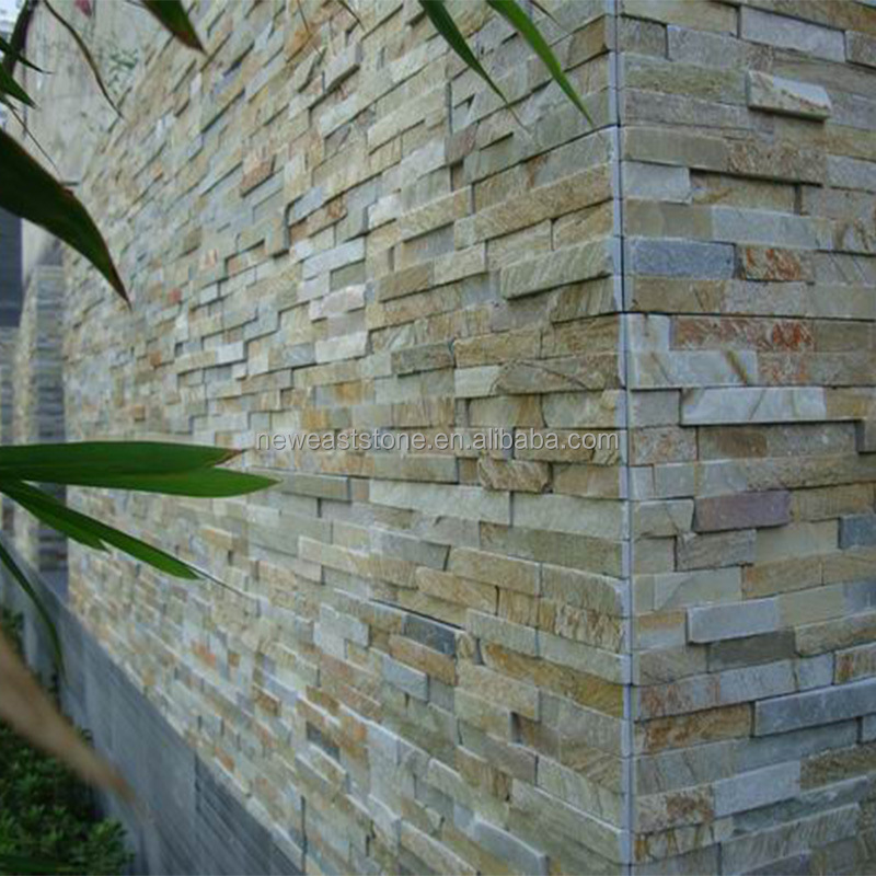 natural thin quartz stone wall veneer sheets siding tiles