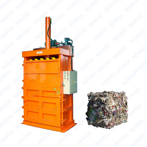 Neweek hydraulic horizontal waste paper compactor plastic bottle baler machine