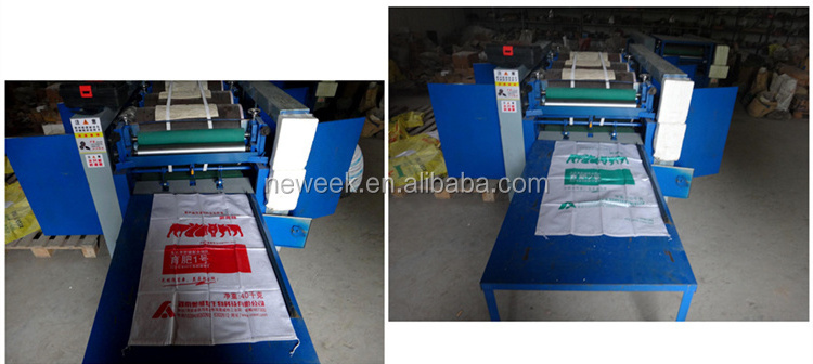 Neweek 3 colors grain sack printer equipment feed fertilizer bag printing machine