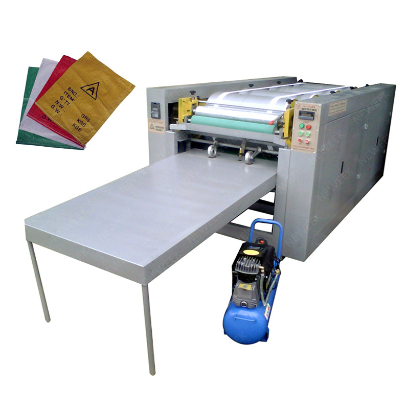 Neweek 3 colors grain sack printer equipment feed fertilizer bag printing machine