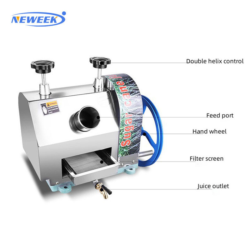 NEWEEK philippines Manual stainless steel 3 rollers extractor crusher cane sugarcane juicer machine