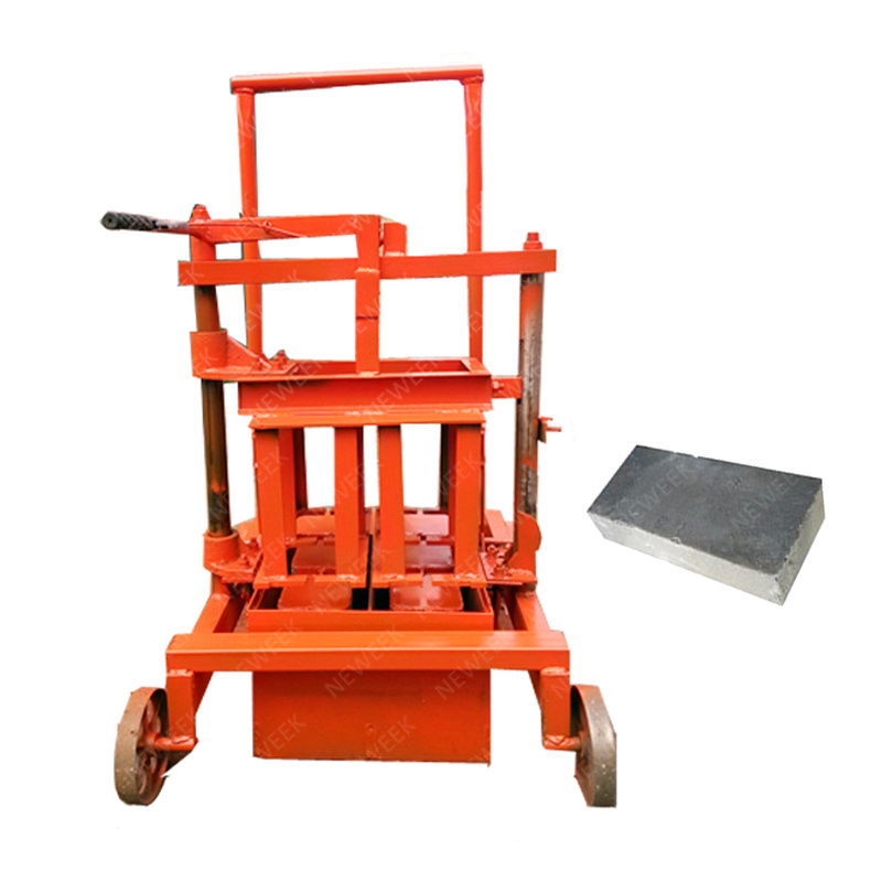 NEWEEK building manual block press concrete brick making machine