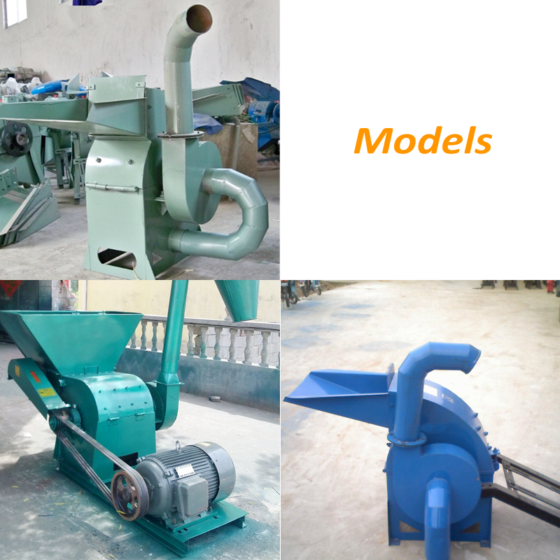 Neweek 300-800kg/h small electric corn hammer mill crusher feed processing maize corn soybean bran nut shell grinder machines