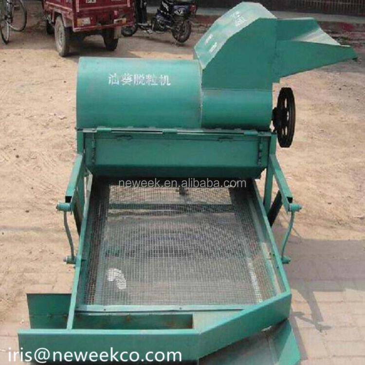 Neweek 98% threshing rate sunflower thresher sunflower seed shell removing machine