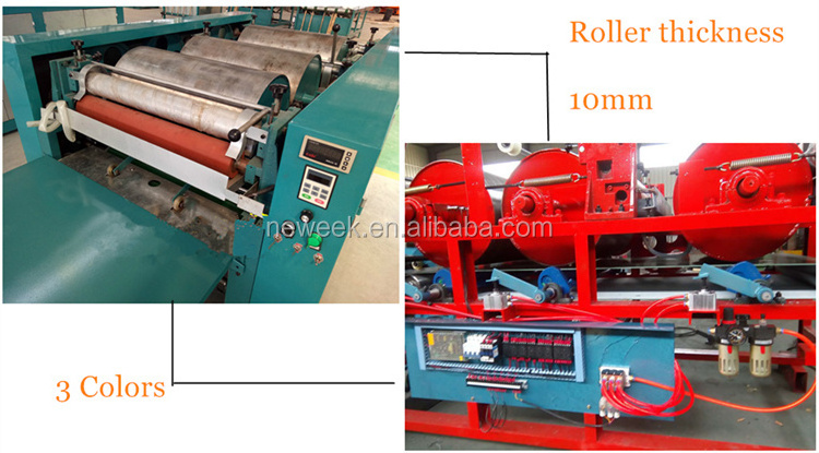 Neweek 3 colors grain sack printer equipment feed fertilizer bag printing machine